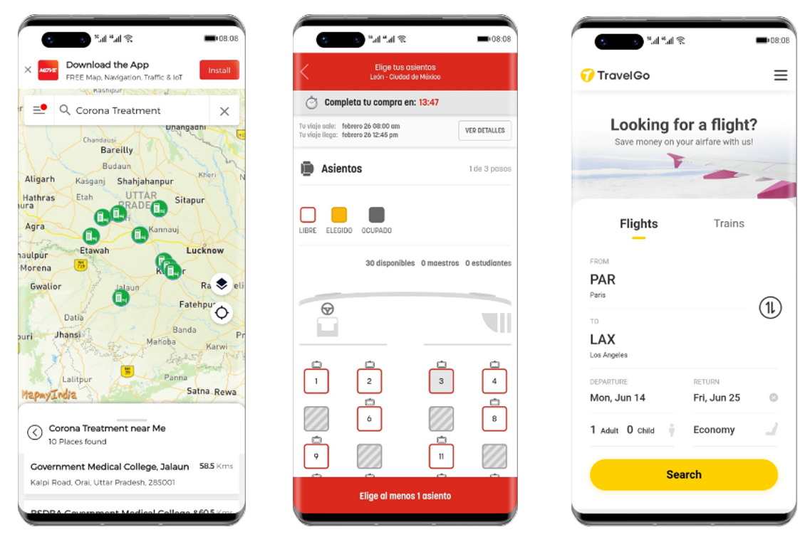 Quick Apps for public health maps and local transport